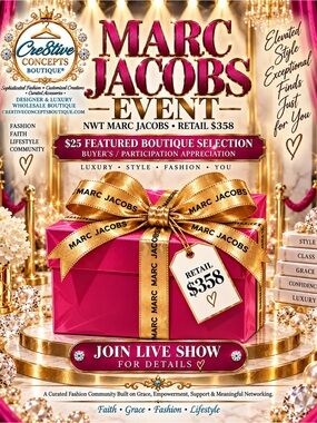 Marc Jacobs Event | $25 Featured Boutique Selection + Buyer Appreciation